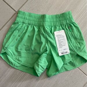Lululemon tracker IV short. Size 6. New with tags
